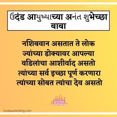 Birthday Wishes For Father In Marathi