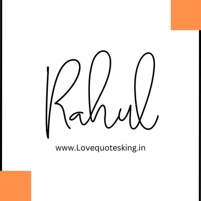 stylish rahul name image rahul style name