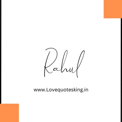 signature of rahul signature of rahul