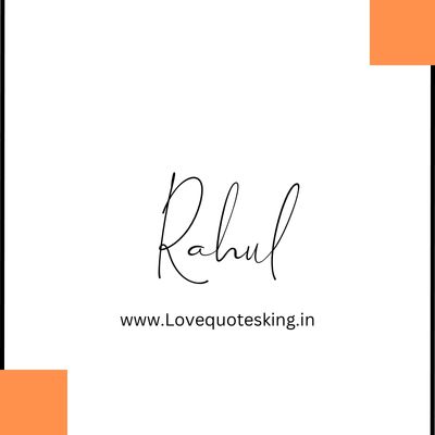 rahul signature rahul signature
