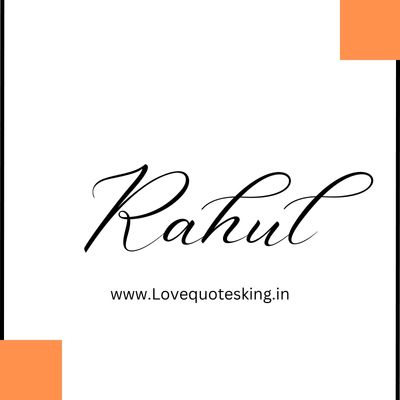 rahul style name rahul style name