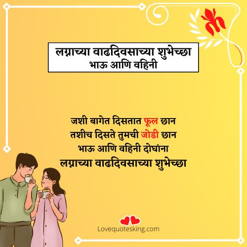 lagnachya vadhdivsachya shubhechha in marathi