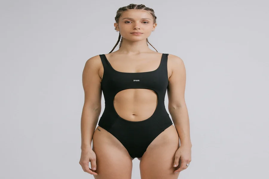 Cut Out Black Bodysuit
